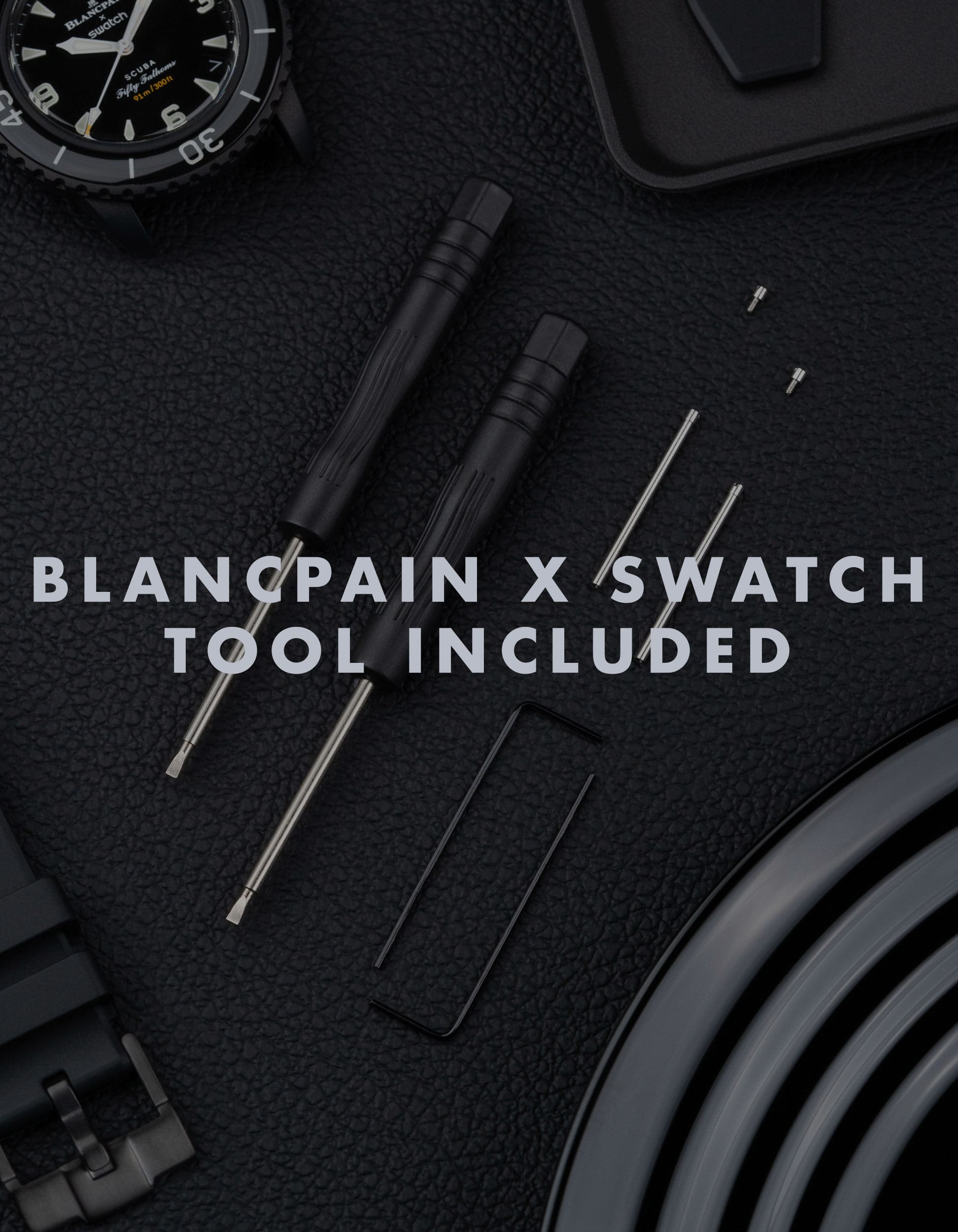 Rubber Strap for Blancpain X Swatch Arctic Ocean