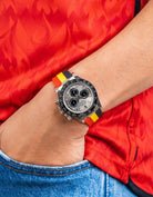 Belgium Flag Watch Strap wrist shot