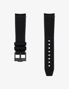 vertech black rubber strap for omega swatch moonswatch mission to mercury


