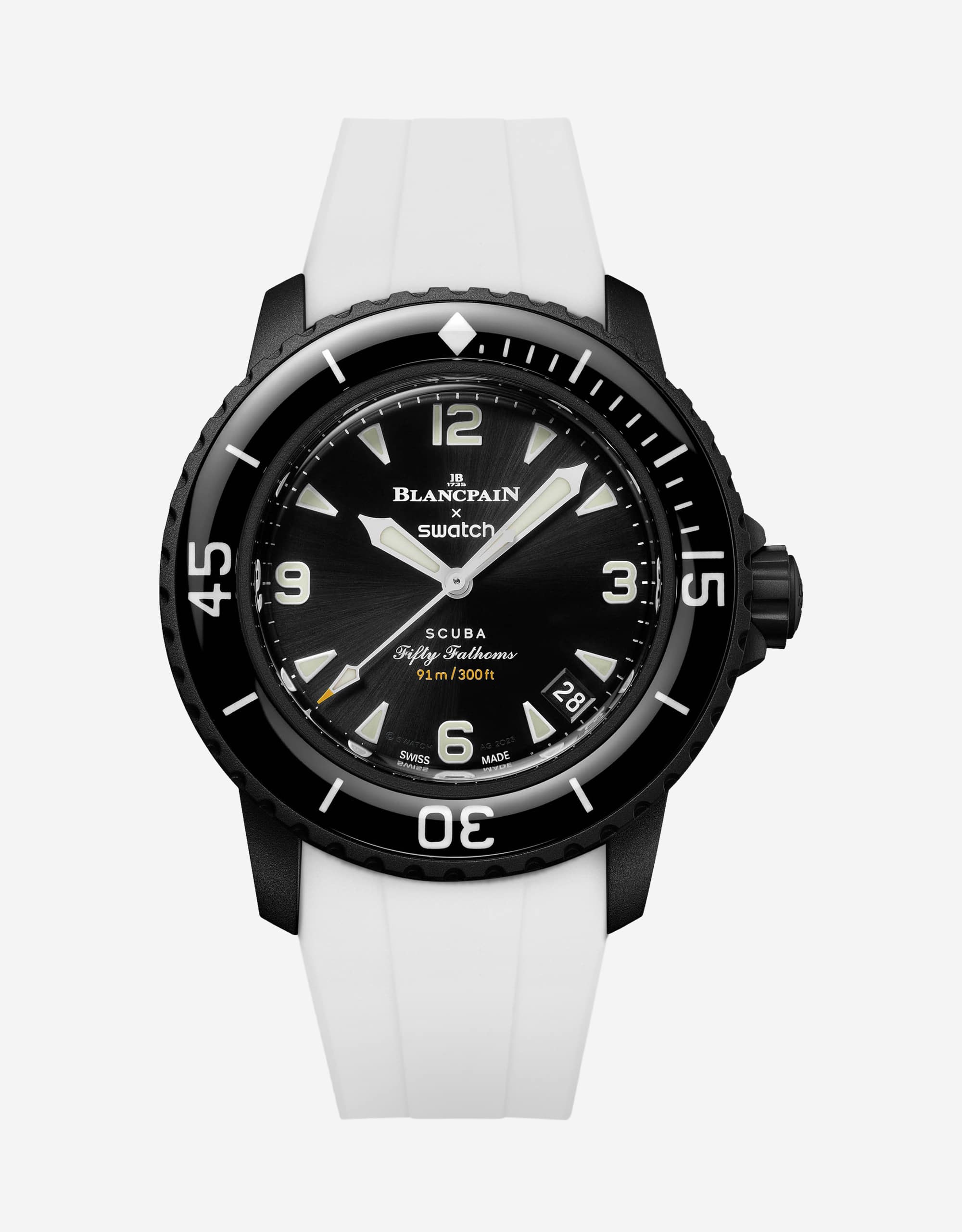 Rubber Strap for Blancpain X Swatch The Ocean Of Storms