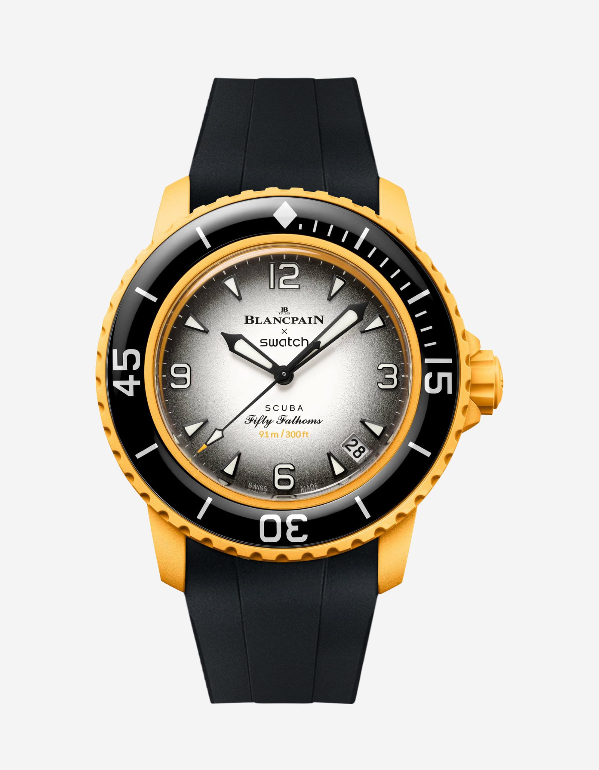 Rubber Strap for Blancpain X Swatch Pacific Ocean