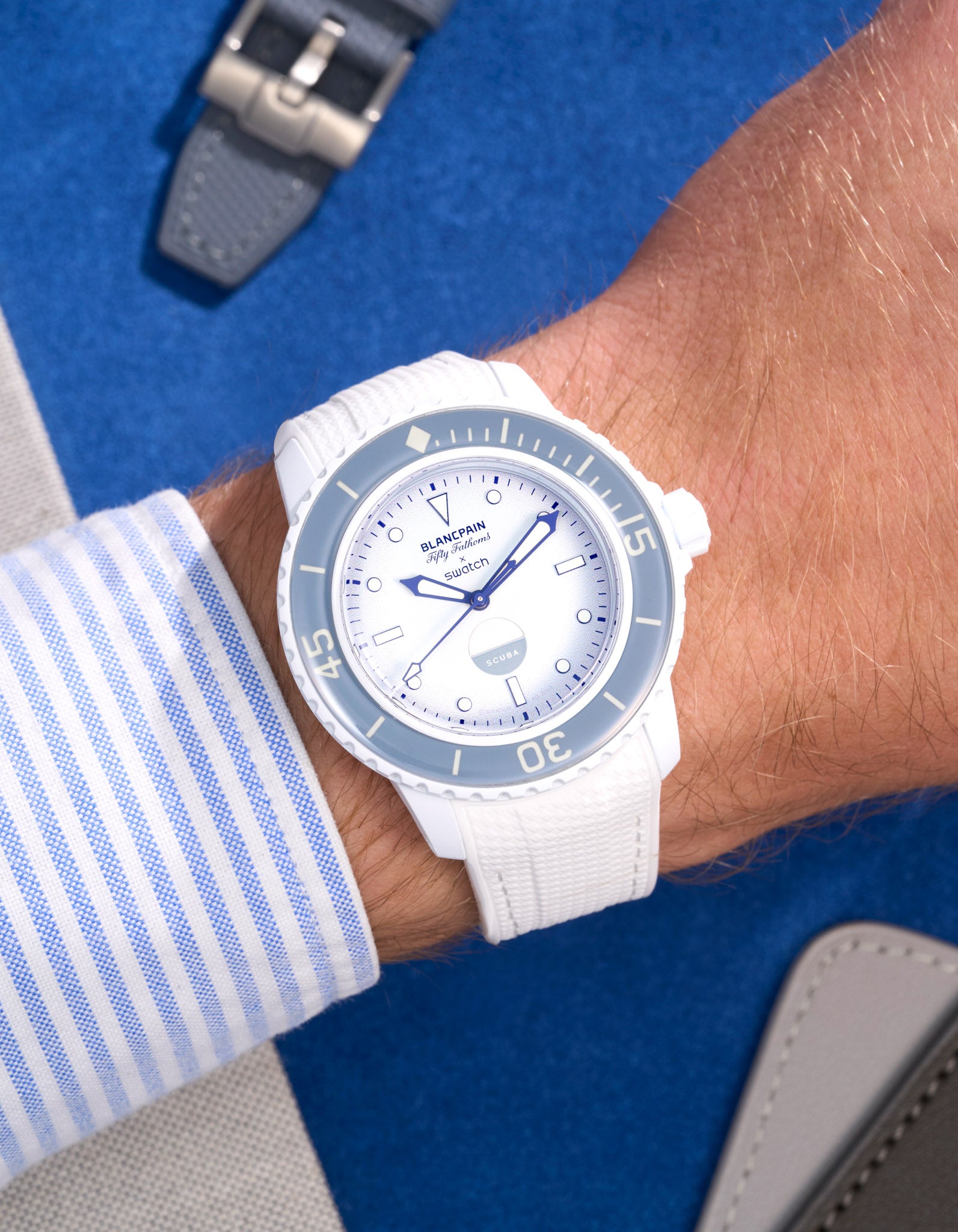 Antarctic Ocean Watch Straps - Blancpain X Swatch Collection Antarctic Ocean Watch Straps - Blancpain X Swatch Collection