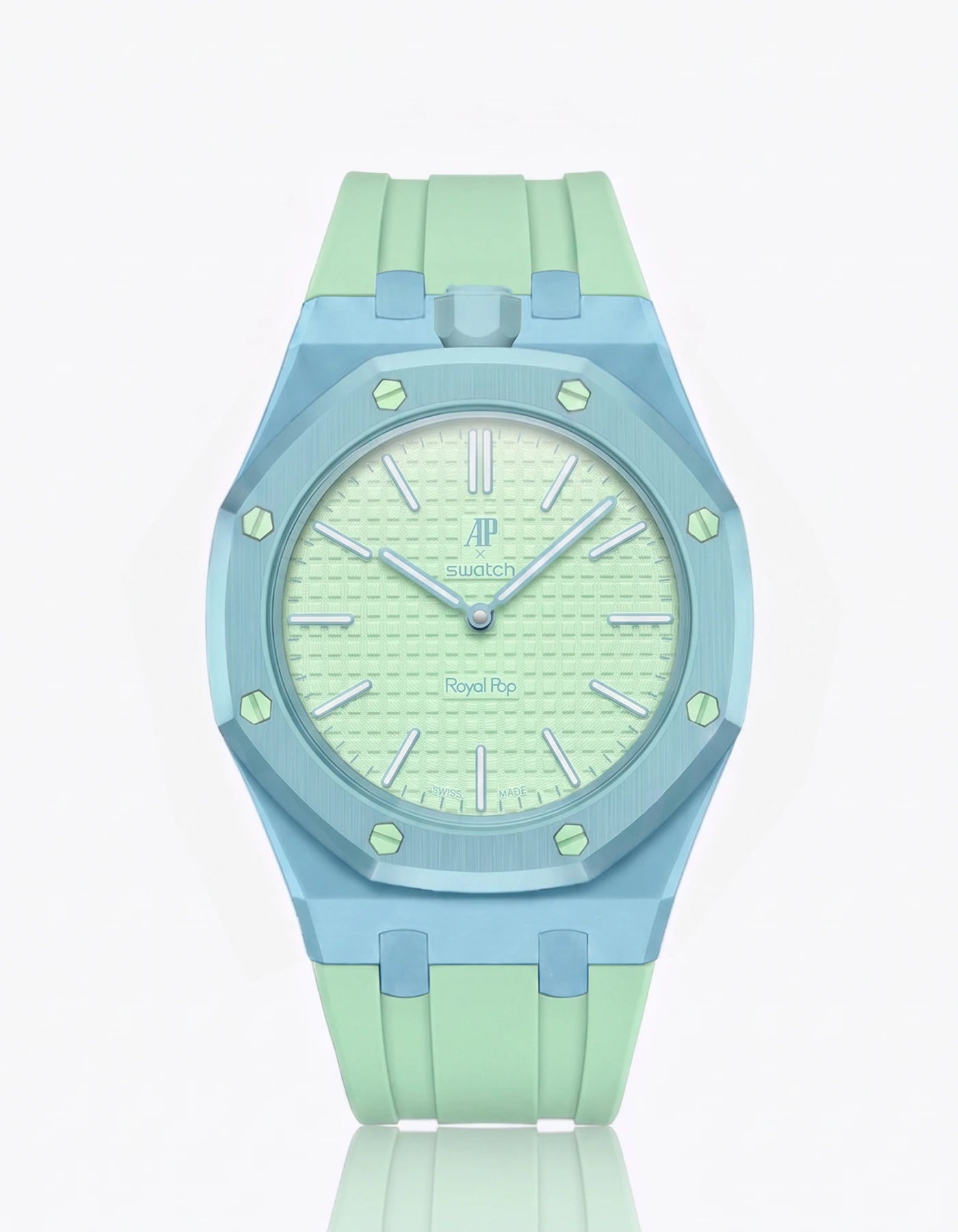 combo::light-blue::rubber-strap-for-ap-x-swatch-royal-pop-mint