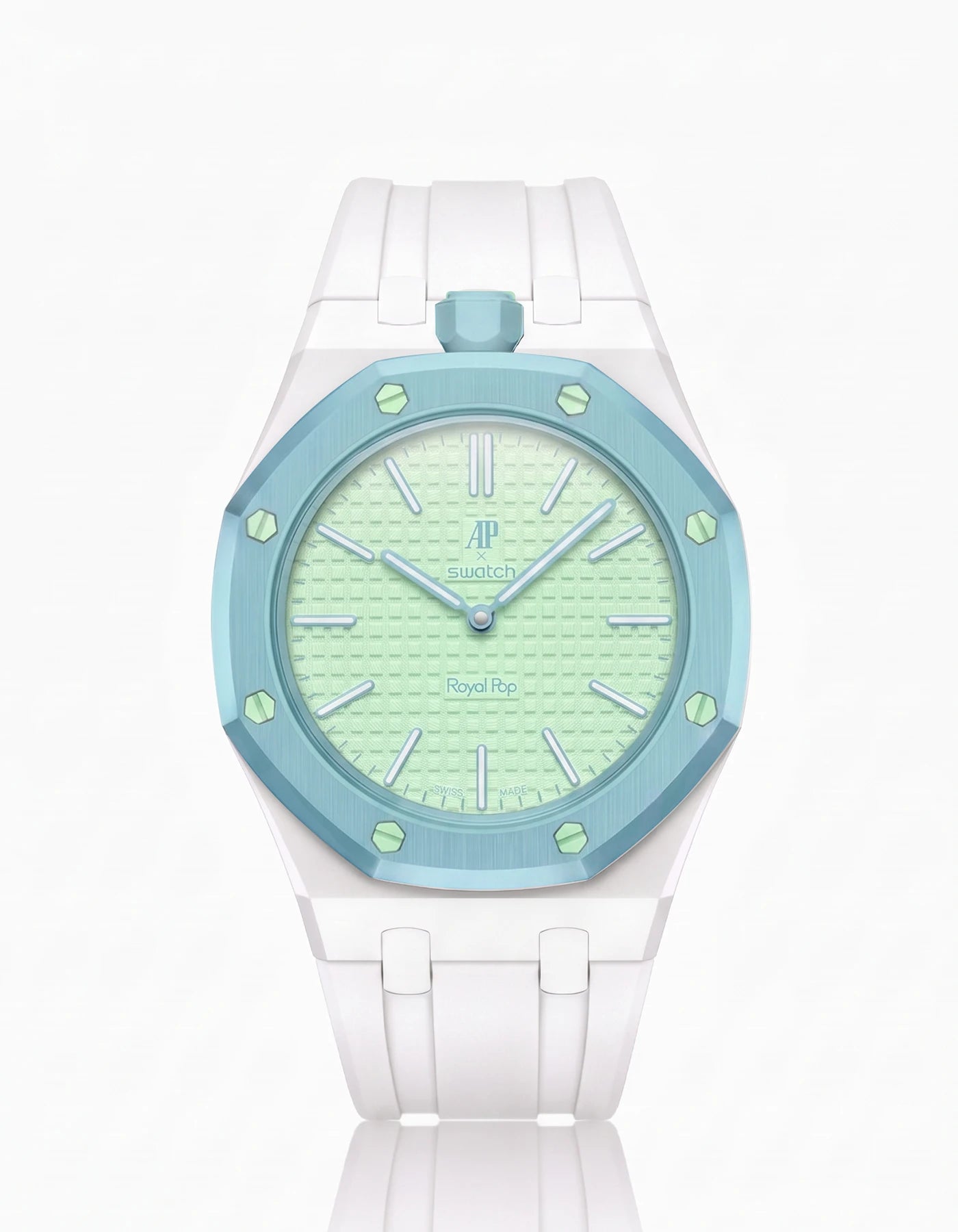 combo::white::rubber-strap-for-ap-x-swatch-royal-pop-white
