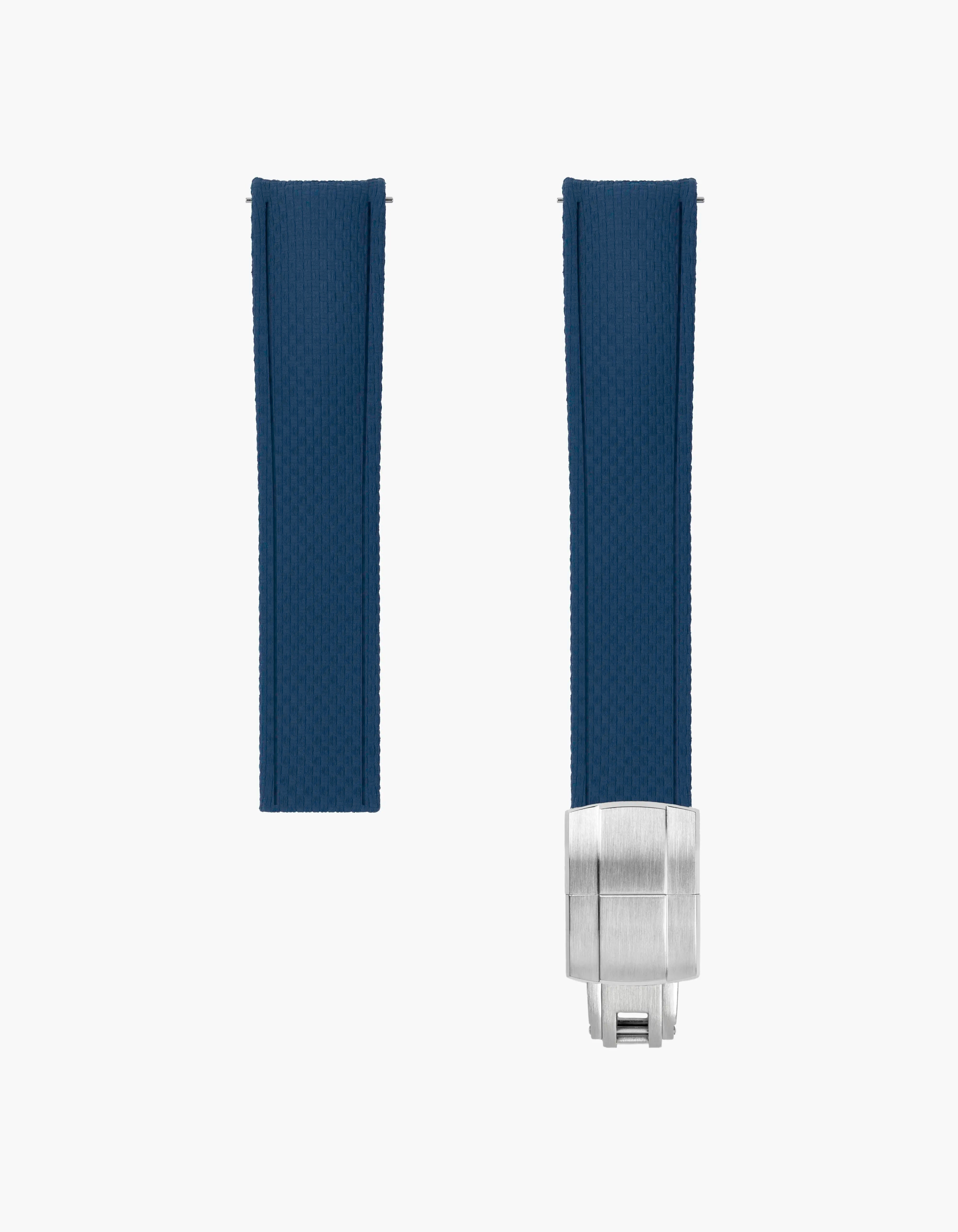 Navy Blue Curved CTS Rubber Strap image
