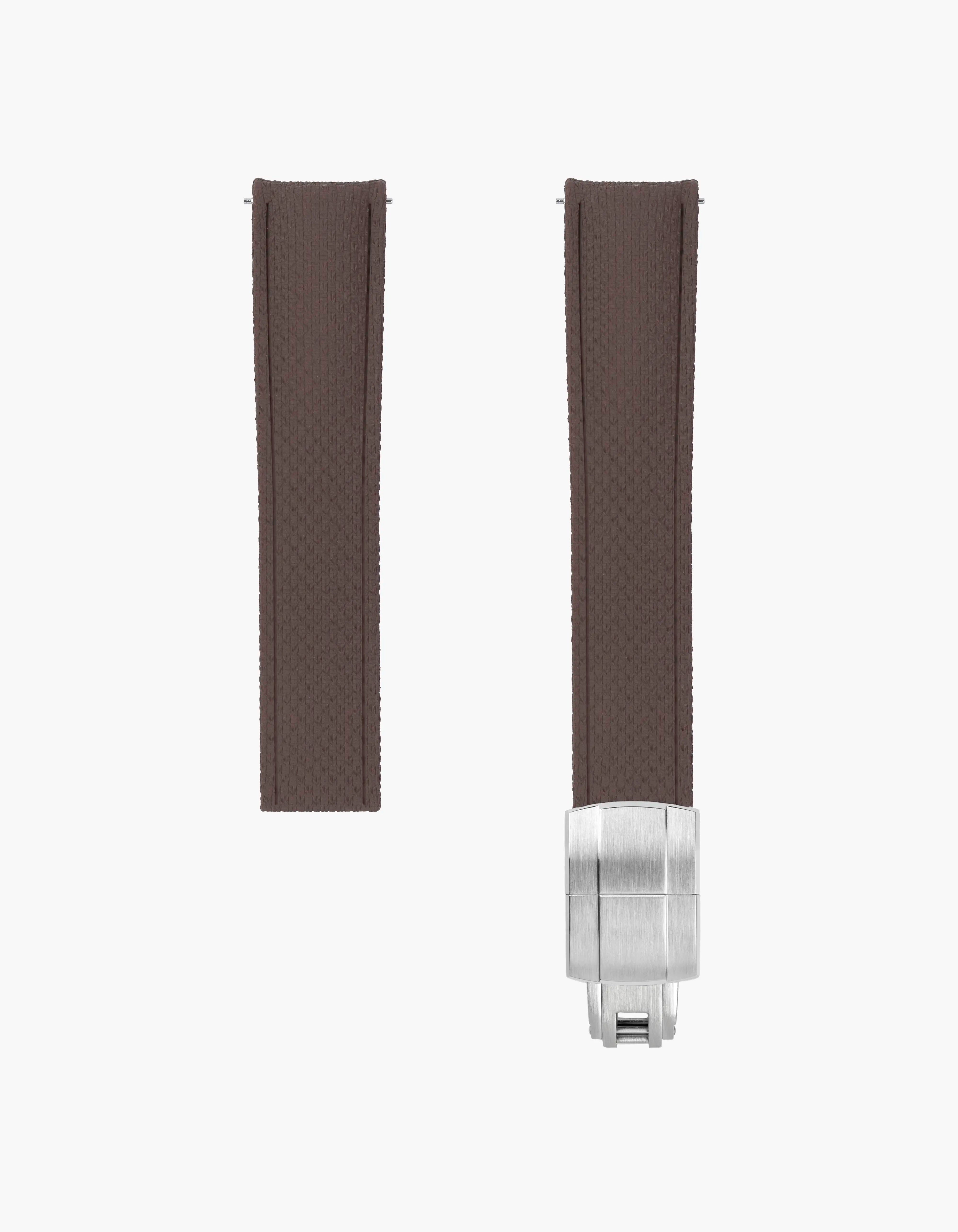 Brown Curved CTS Rubber Strap image