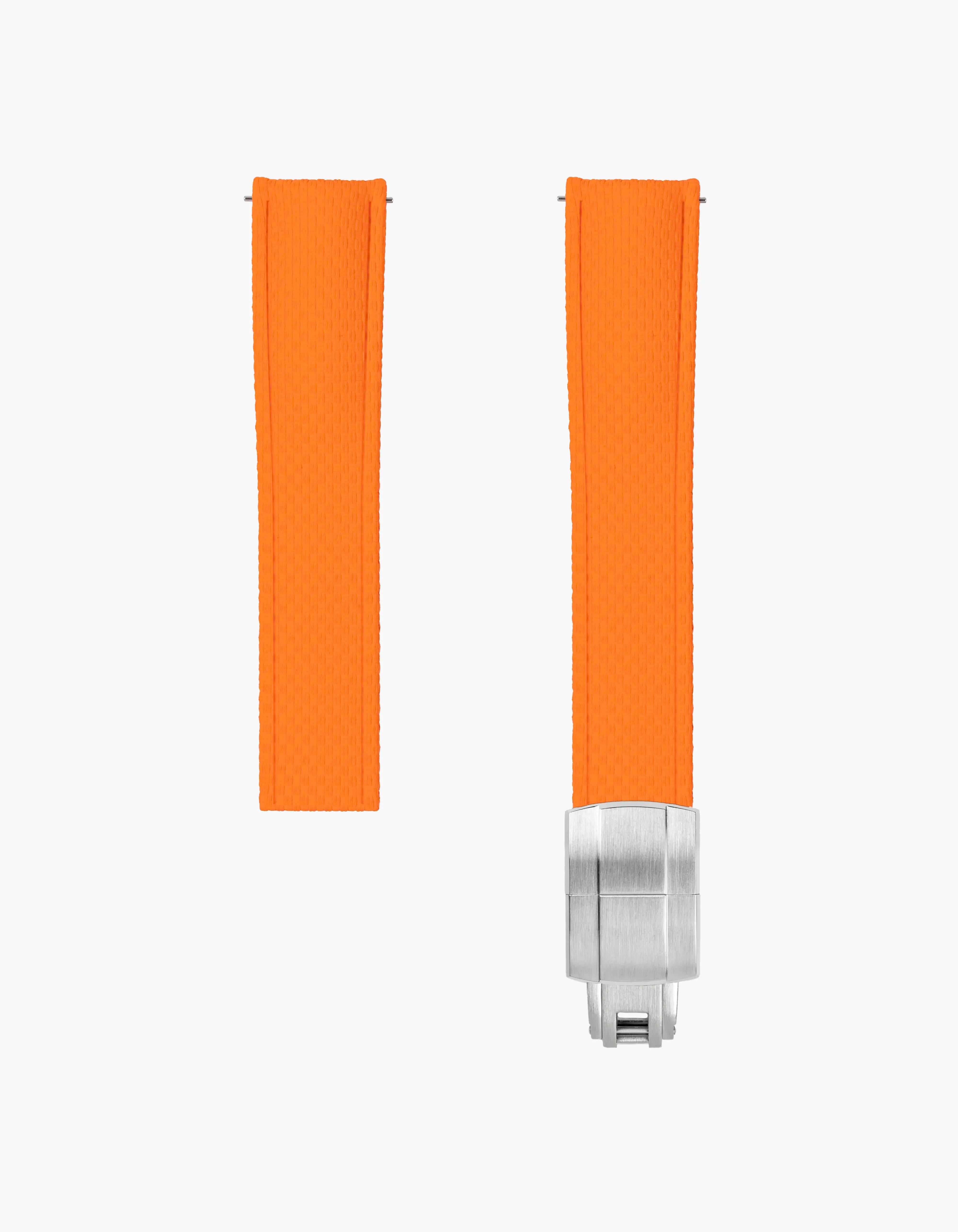 Orange Curved CTS Rubber Strap image