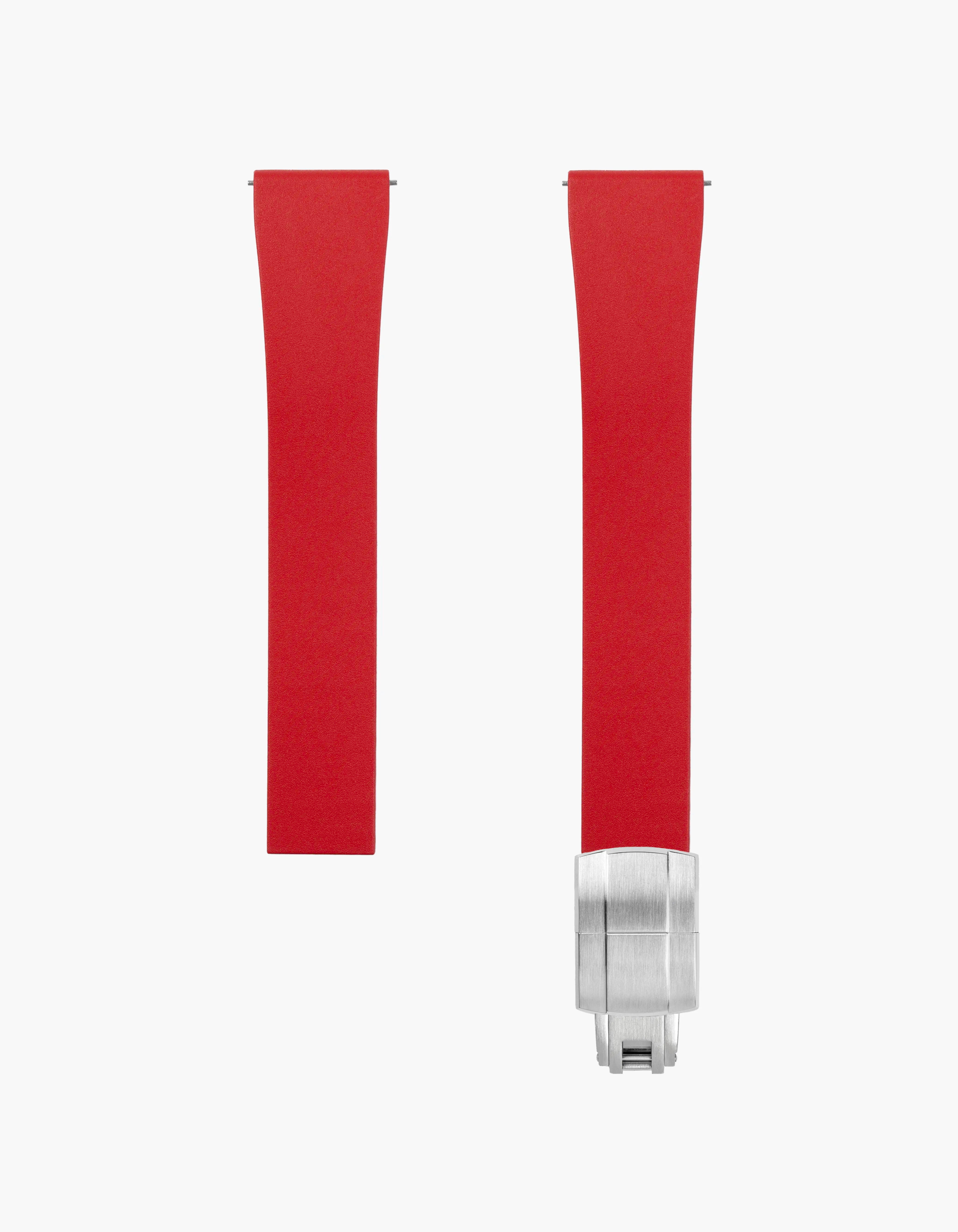 Red CTS FKM Rubber Strap 19-22mm product image