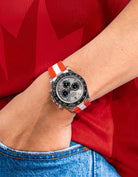 Canada Flag Watch Strap wrist shot