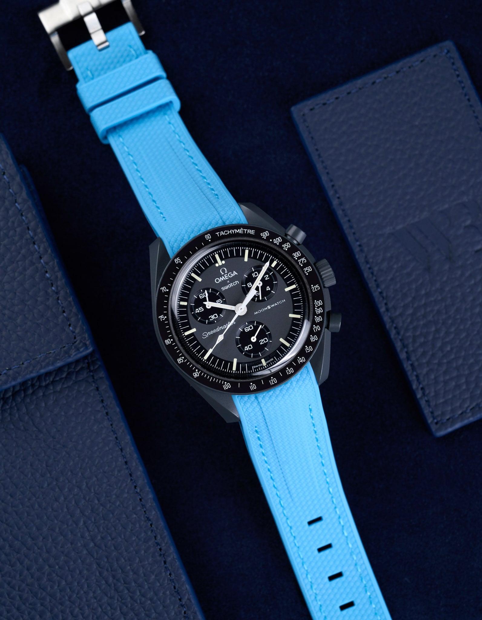 Rubber Watch Strap for Omega X Swatch MoonSwatch Mission to