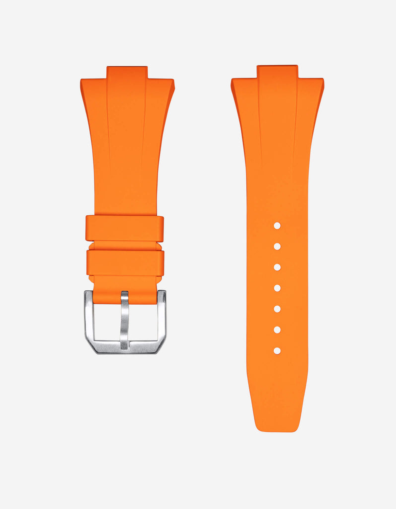  tissot prx straps powermatic 80 rubber perfect fit straps for tissot prx replacement Bracelet alternatives Aftermarket bands Custom straps Wristband choices Rubber band collection upgrades High-quality bands Watch accessories Strap Watchband orange 