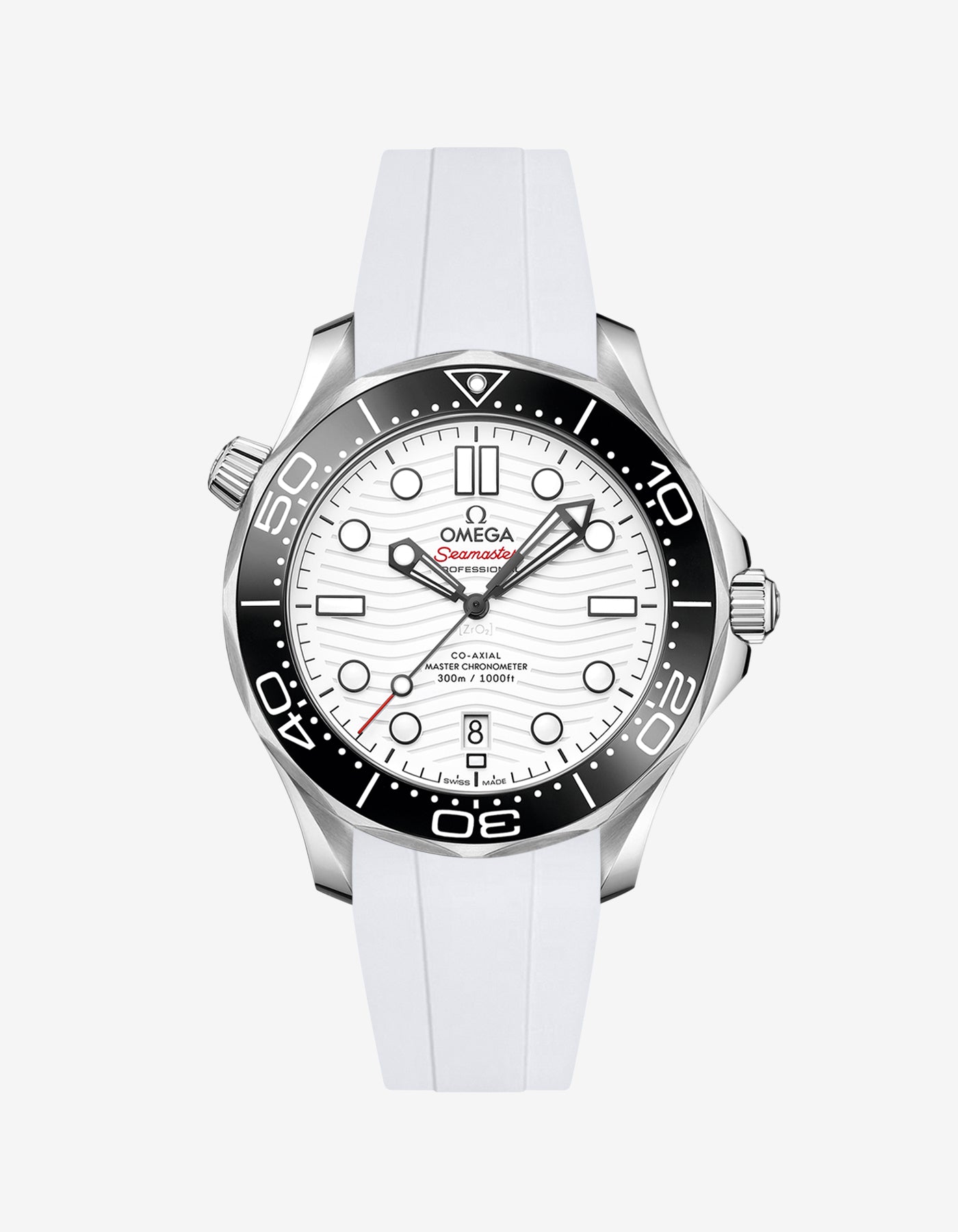 Omega seamaster diver 300m white dial hotsell