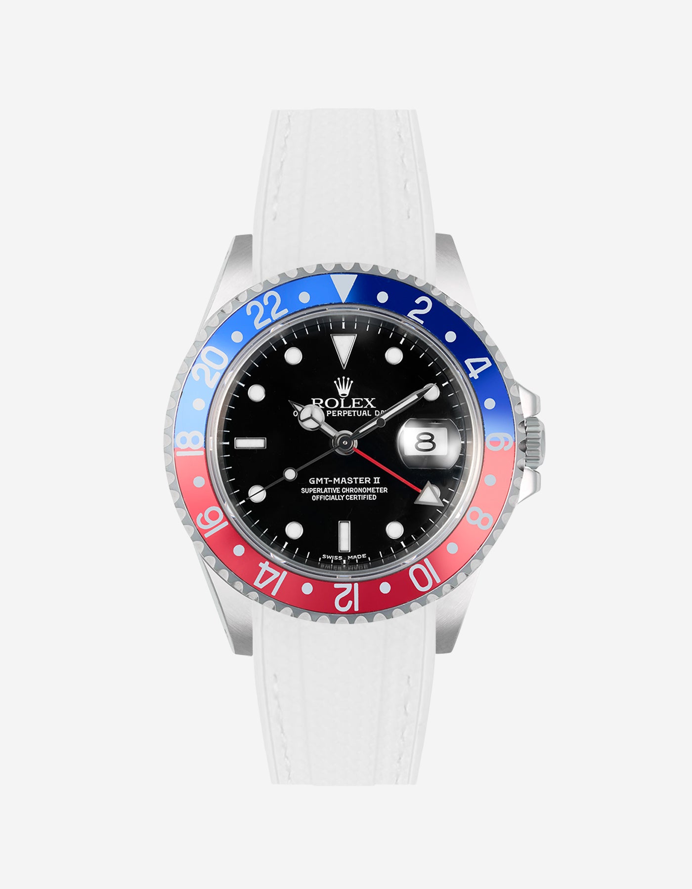 Premium Rubber Strap for Rolex GMT Master II 16710 Pepsi