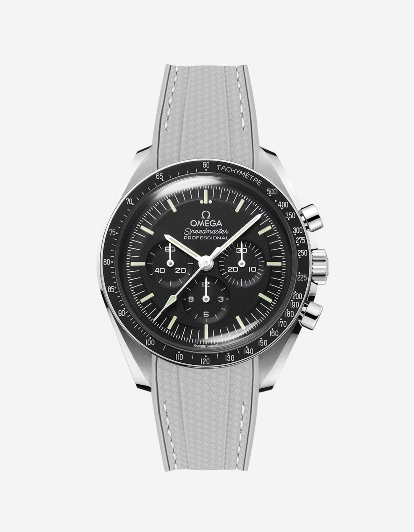 Wristbuddys Premium Rubber Strap for Omega Speedmaster