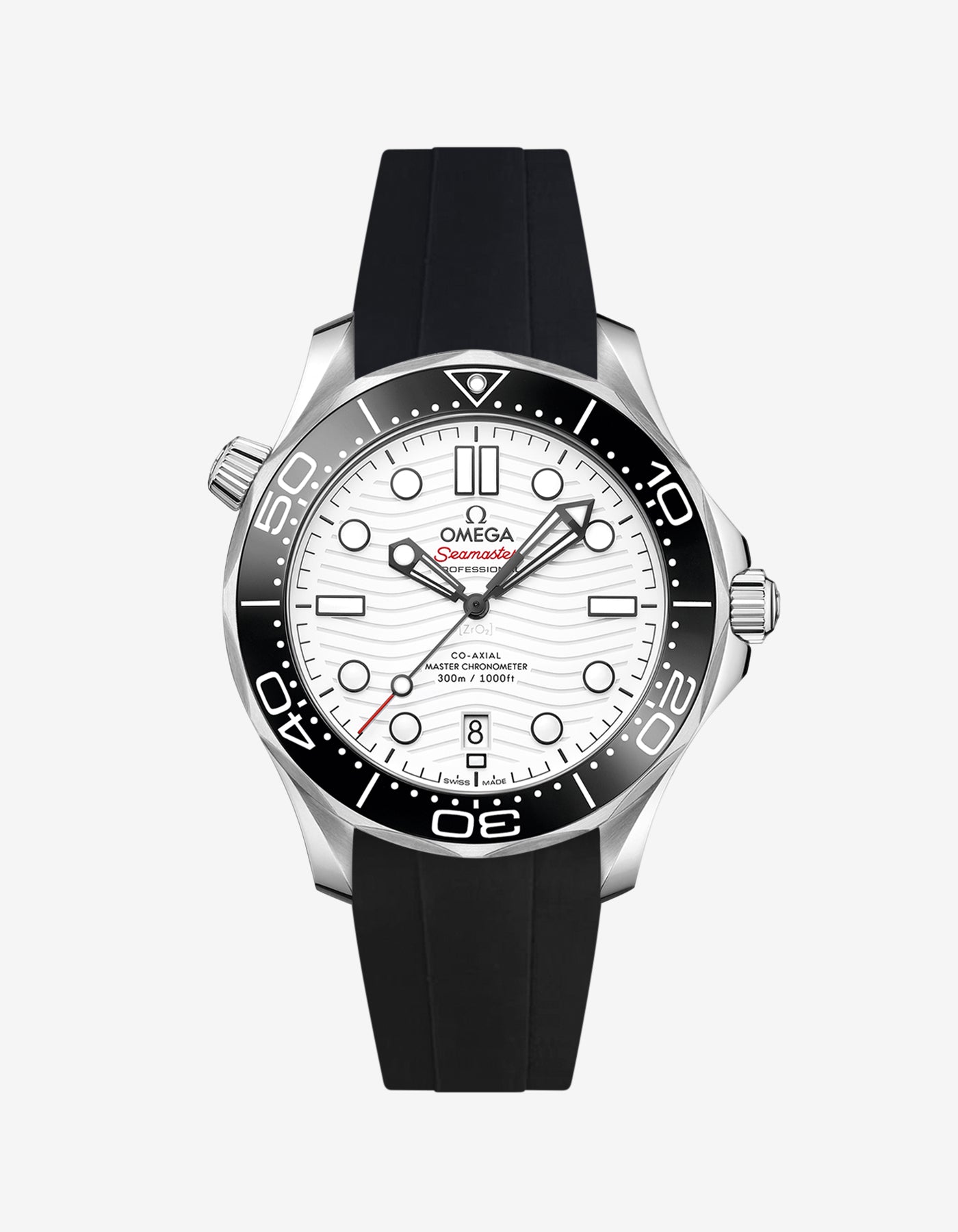 Omega seamaster rubber strap 2018 sale