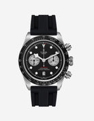 Tudor Black Bay Chrono Panda subdials watches wristbuddys wristbuddy wristbuddies wrist Buddy watch strap band replacement integrated curved rubber FKM vulcanized best quality strap size lug width 20mm wristbands rubber bronze steel M79360N-0002 M79360N M79360N-0001 black negro svart schwarz
