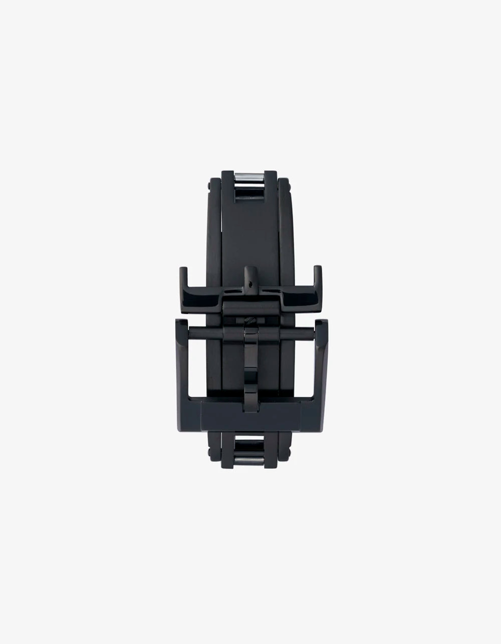 Closed deployant clasp in Black