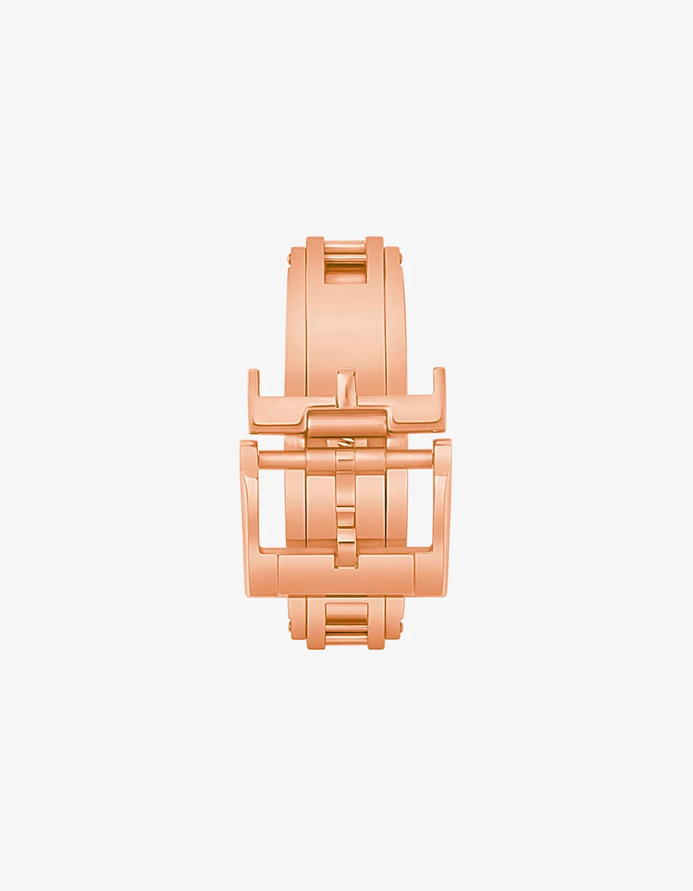Closed deployant clasp in Rose gold