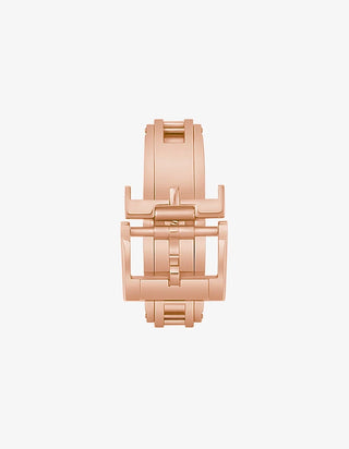 Closed deployant clasp in Rose gold