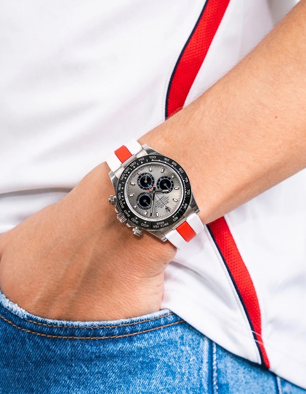 England Flag Watch Strap wrist shot