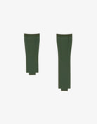 FKM rubber strap green for Rolex Explorer 214270 integrated with original clasp – strap only