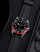 Tudor Black Bay GMT Blue red subdials watches wristbuddys wristbuddy wristbuddies wrist Buddy watch strap band replacement integrated curved rubber FKM vulcanized best quality strap size lug width 20mm wristbands rubber bronze steel M79830RB-0001 blue navy red roth