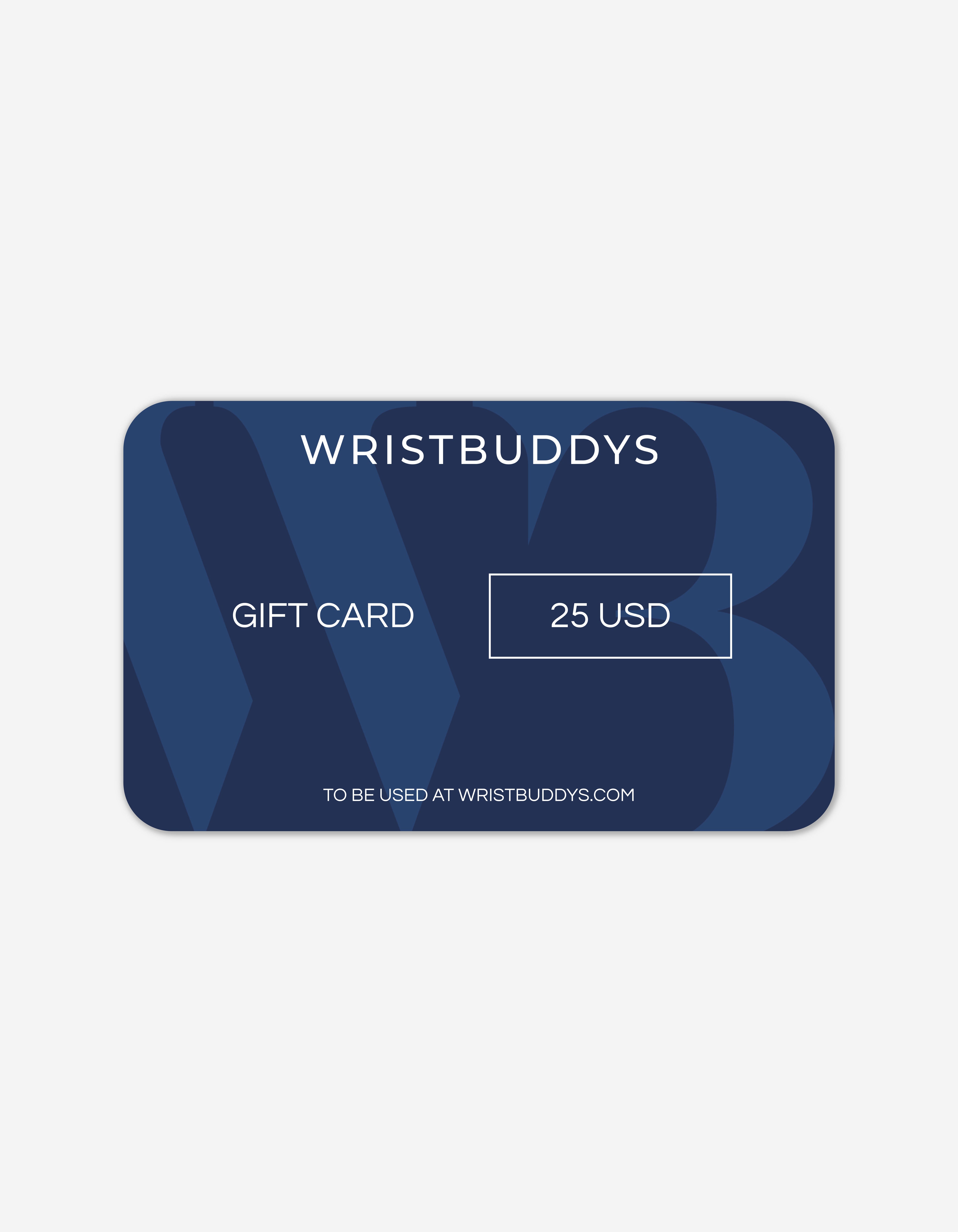 25 usd gift card at wristbuddys