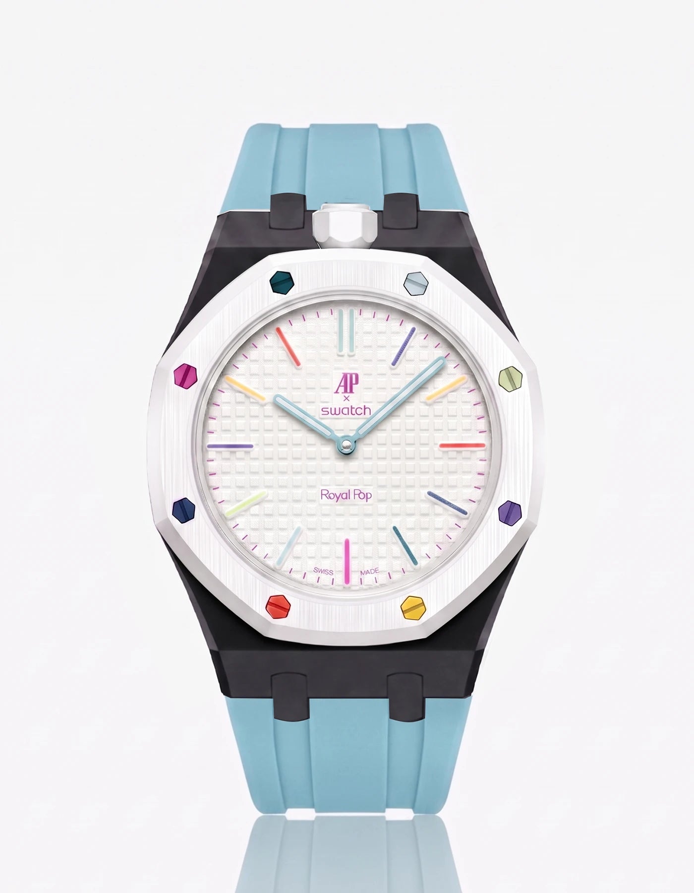 combo::black::rubber-strap-for-ap-x-swatch-royal-pop-light-blue