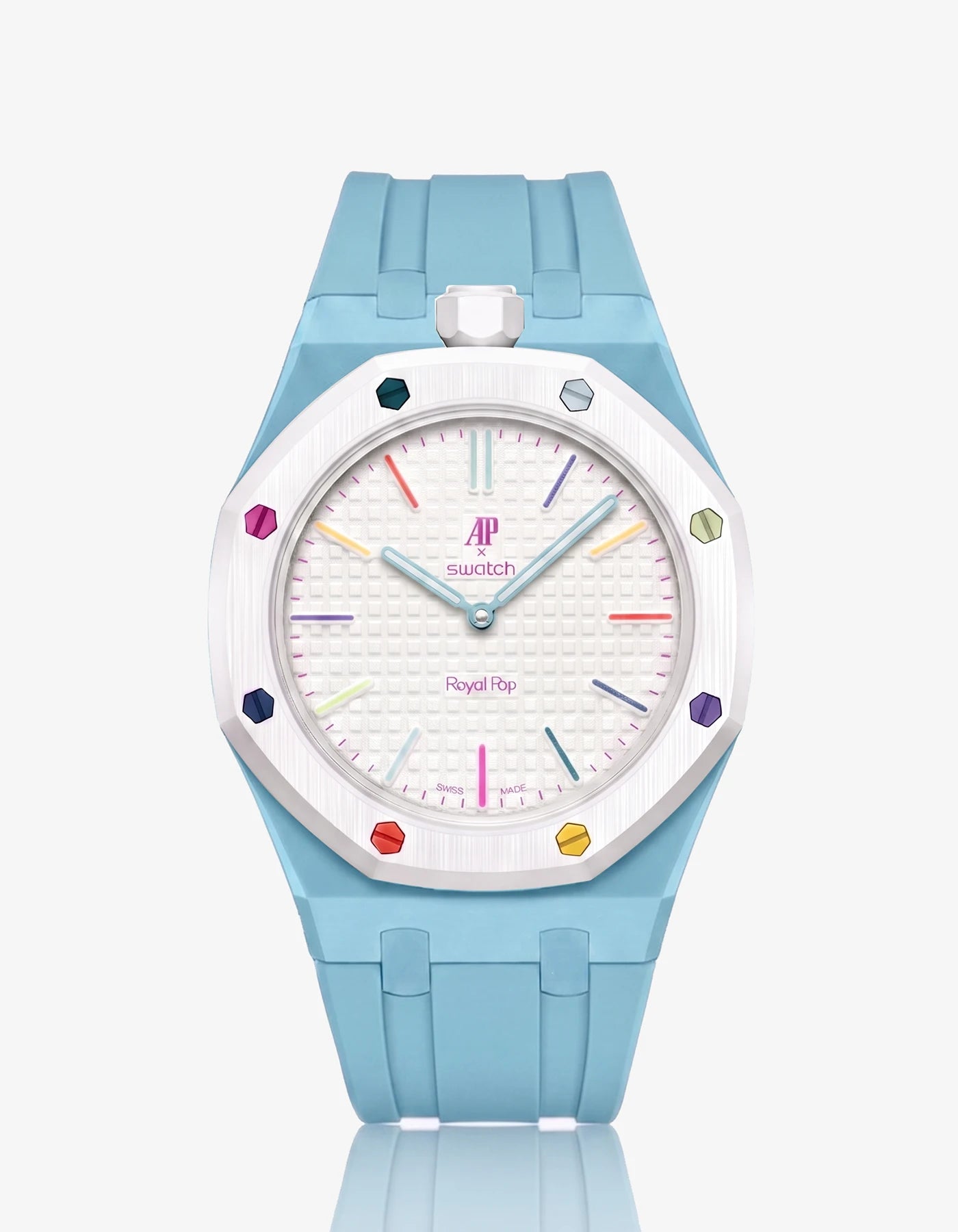 combo::light-blue::rubber-strap-for-ap-x-swatch-royal-pop-light-blue