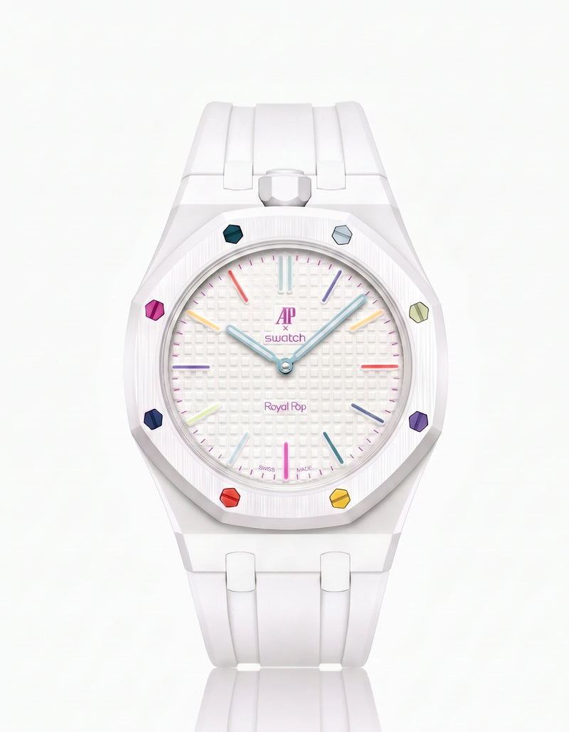 combo::white::rubber-strap-for-ap-x-swatch-royal-pop-white