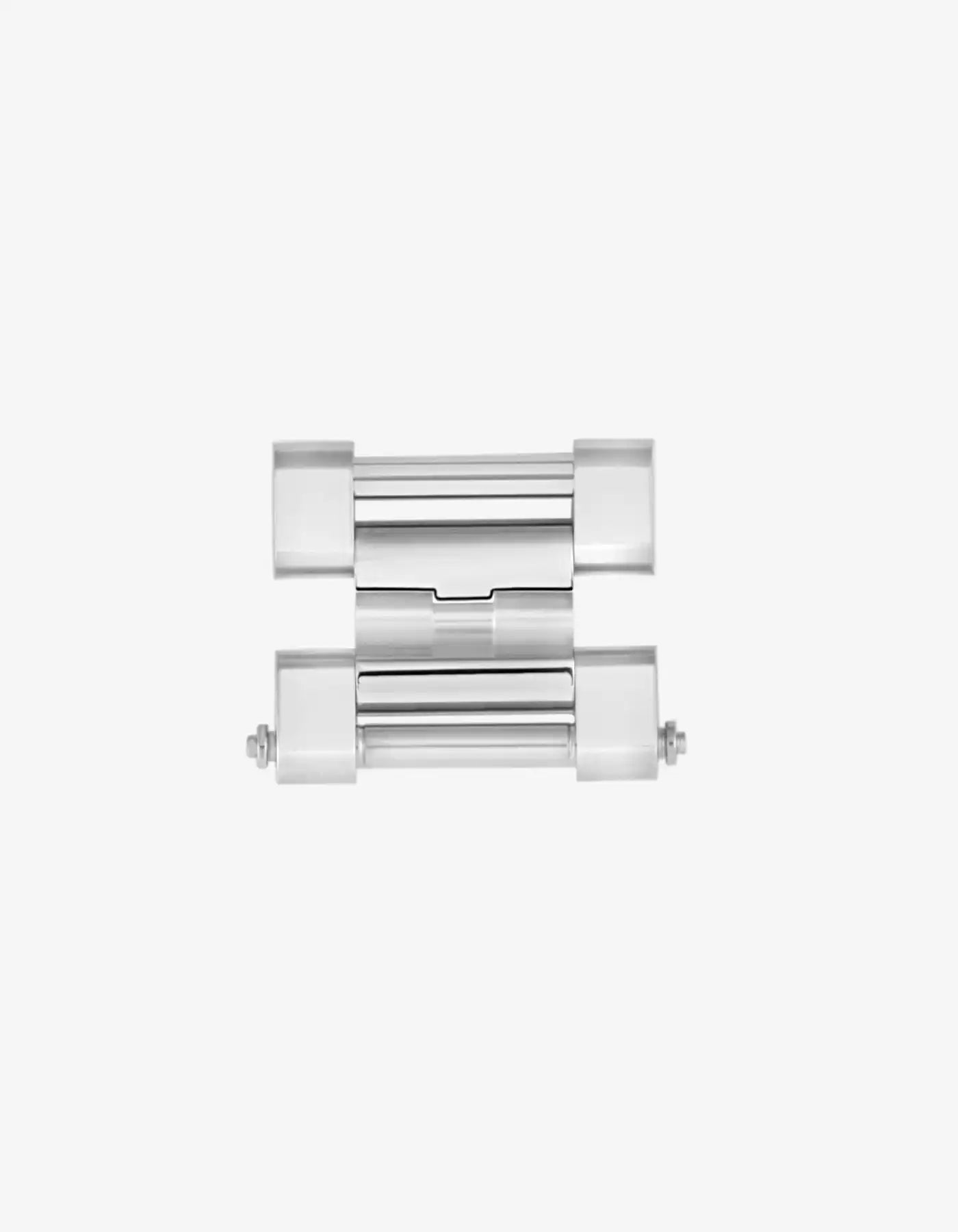 Rolex Jubilee clasp adapter for rubber strap in 316L stainless steel back view