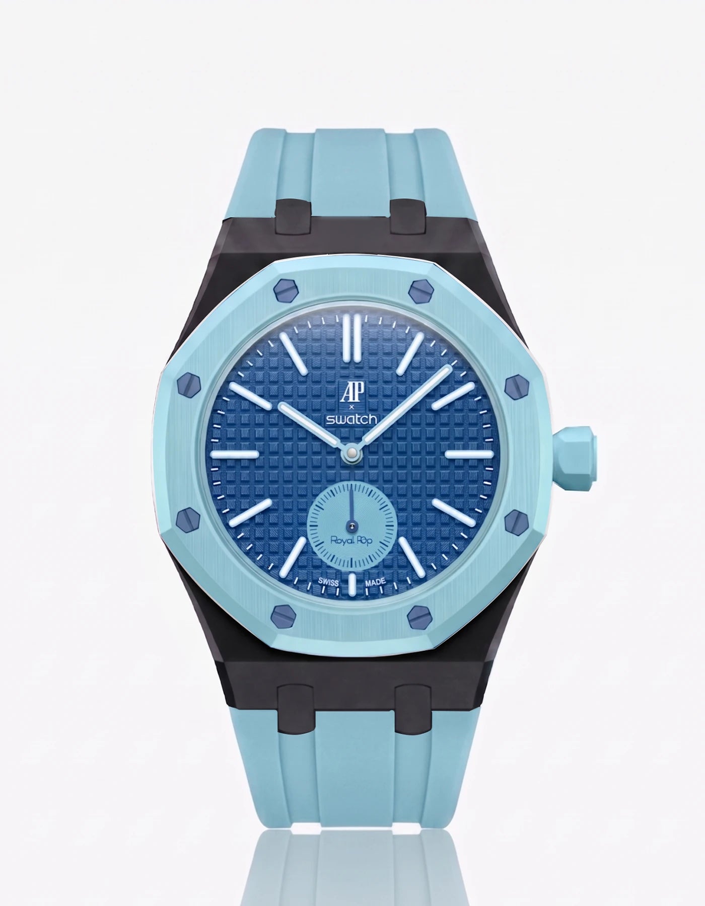 combo::black::rubber-strap-for-ap-x-swatch-royal-pop-lan-ba-blue