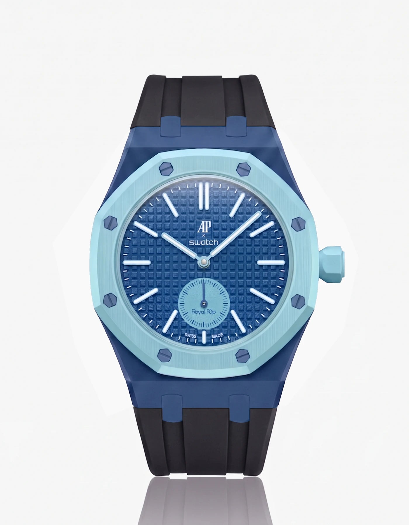combo::lan-ba-dark-blue::rubber-strap-for-ap-x-swatch-royal-pop-black
