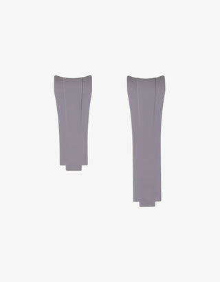 Grey FKM rubber strap for Rolex watches