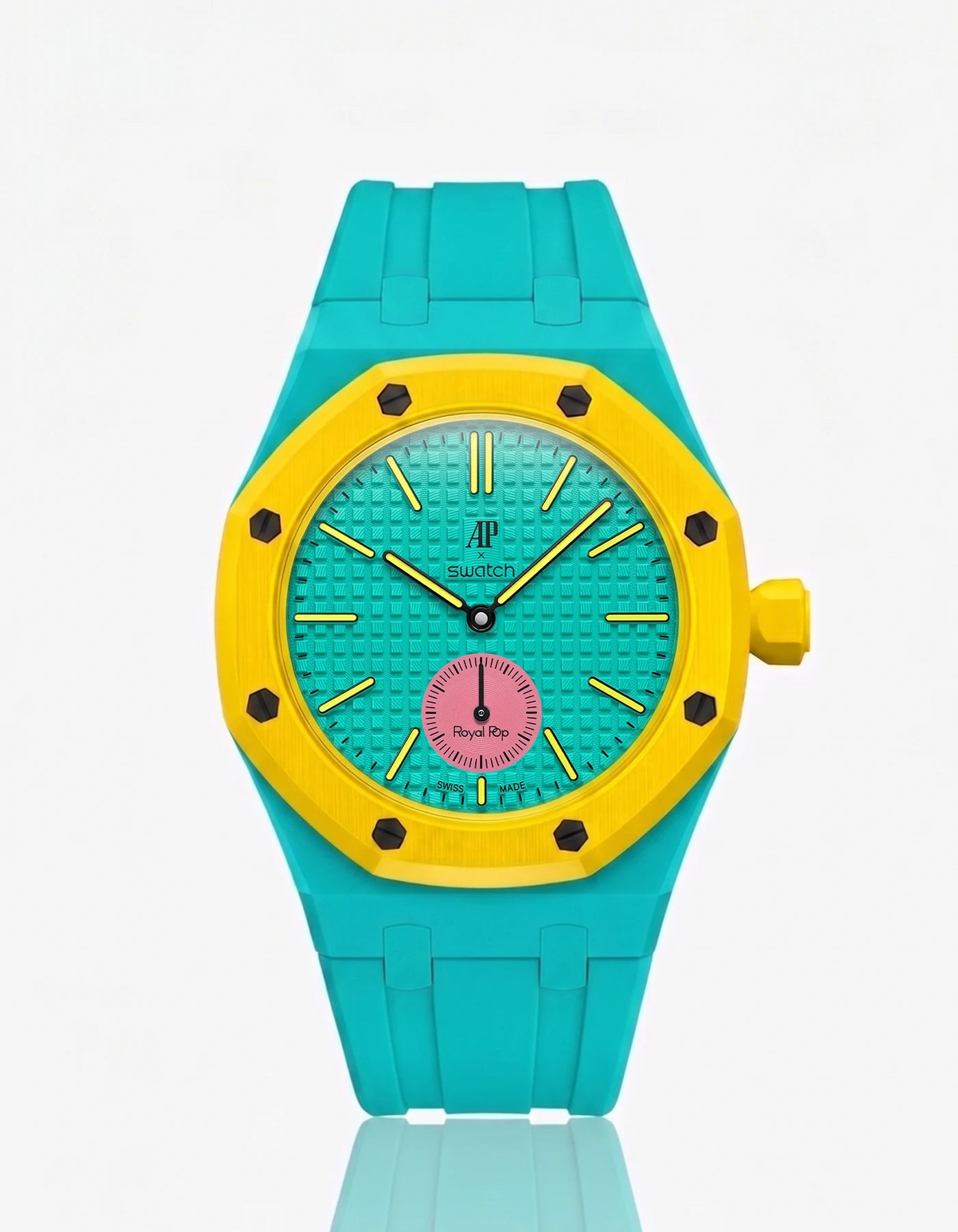 combo::turquoise::rubber-strap-for-ap-x-swatch-royal-pop-turquoise