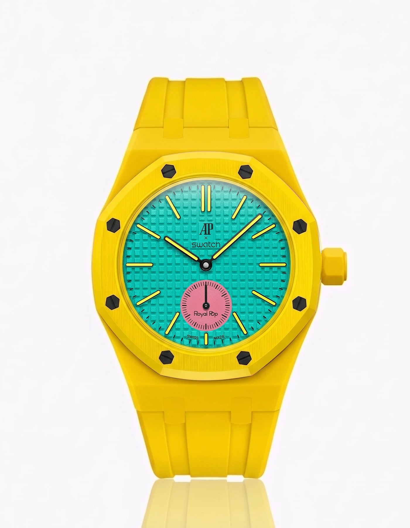 combo::yellow::rubber-strap-for-ap-x-swatch-royal-pop-yellow