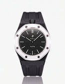 時計 Swatch x Audemars Piguet  Pop black Rubber Strap & Case For AP x Swatch Royal Pop Ocho Negro – Wristbuddys