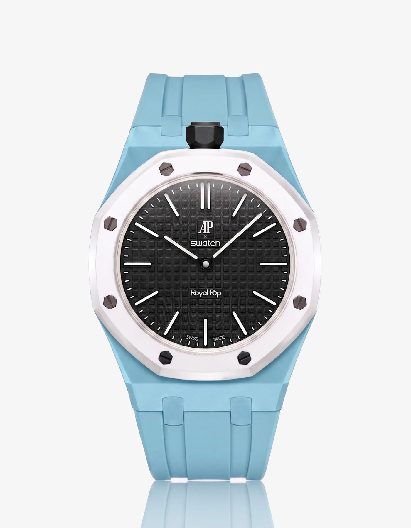 combo::light-blue::rubber-strap-for-ap-x-swatch-royal-pop-light-blue