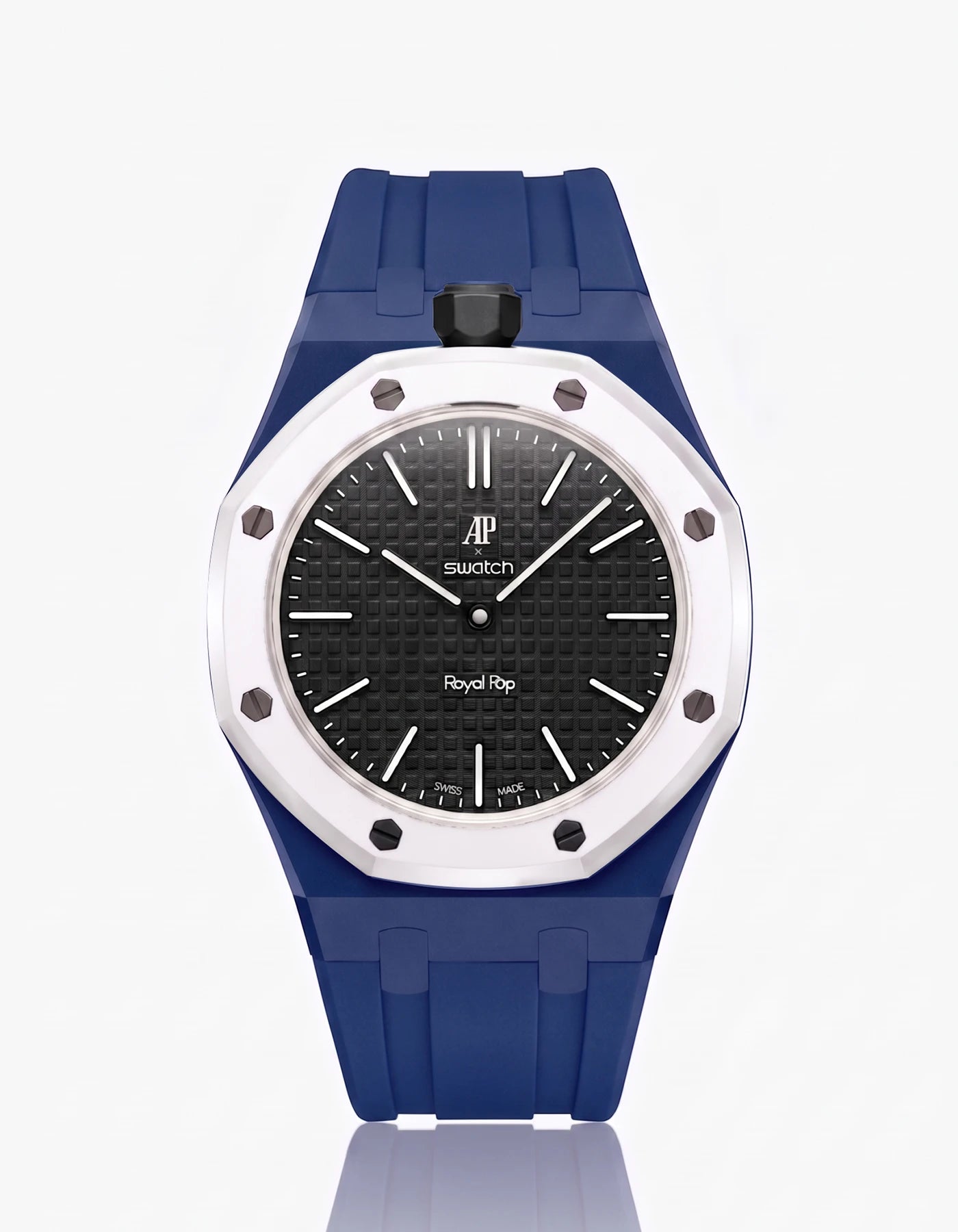 combo::navy-blue::rubber-strap-for-ap-x-swatch-royal-pop-navy-blue