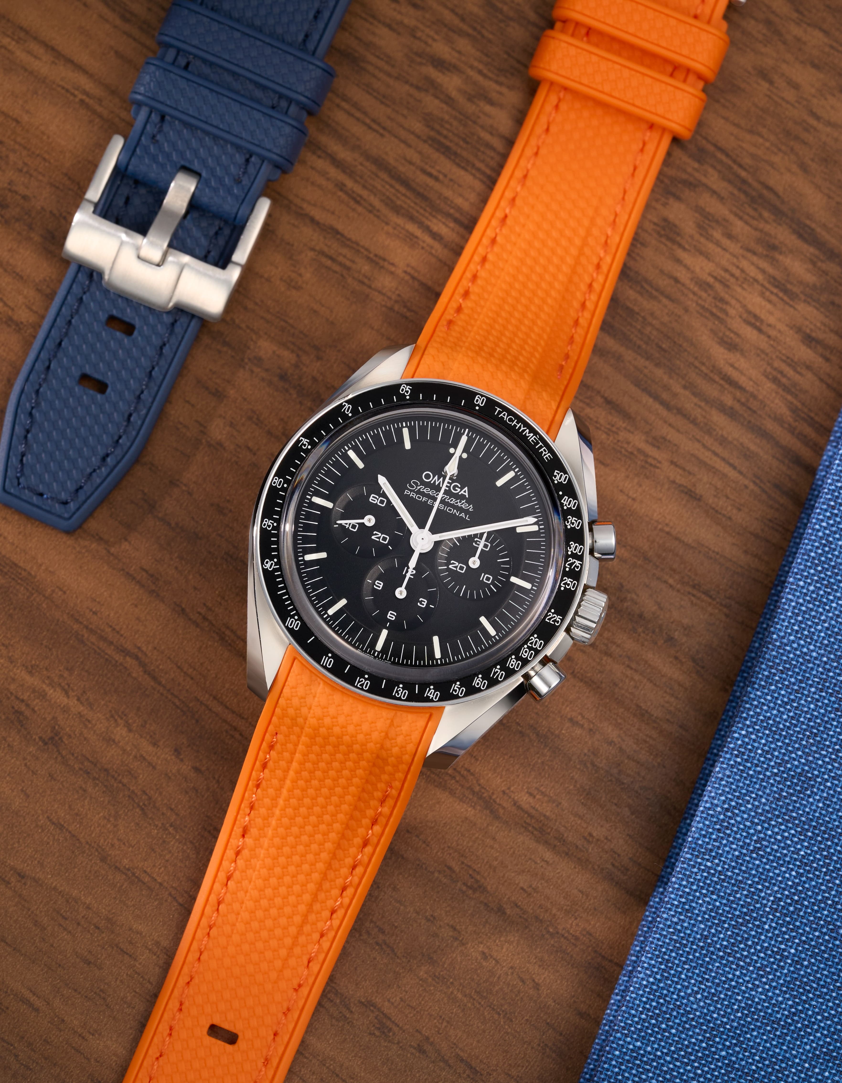 Omega speedmaster orange strap hotsell