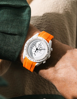 Rubber Strap for Omega X Swatch MoonSwatch Mission to The Moonphase