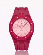combo::dark-pink::rubber-strap-for-ap-x-swatch-royal-pop-dark-pink