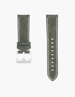 Military Green Denim Strap for Panerai 22mm-24mm product image