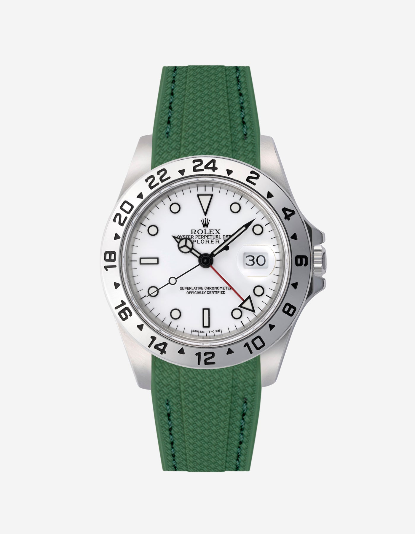 Vertech Rubber Watch Strap for Rolex Explorer II 16570