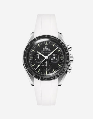 Omega Rubber Watch Strap watch band klockarmband uhrenband uhranarmband for Speedmaster MoonWatch Professinal Apollo 11 8 Ultraman Hesalite Sapphire Replacement speedytuesday speedy 57 sandwich dial 20mm what size strap for speedmaster 3861 watch strap for omega x swatch speedmaster moonswatch armband first watch on the moon first watch in space FOIS rubber UHRENARMBÄNDER Uhren Kautschukband cinturino in gomma black svart negro schwartz dark