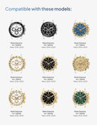 Rbber strap for  Rolex Daytona 116500 compatible with these models