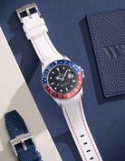 Premium Rubber Strap for Rolex GMT Master II 16710 Pepsi