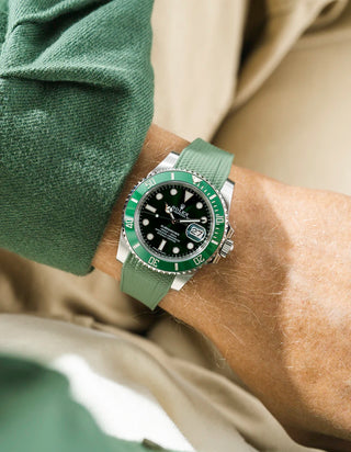 FKM Rubber Strap Integrated for Original Clasp – Submariner 116610LN/114060LN
