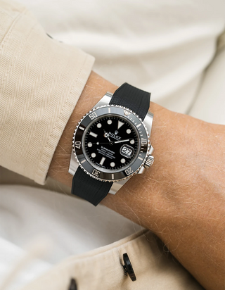 FKM Rubber Strap Integrated for Original Clasp – Submariner 116610LN/114060LN
