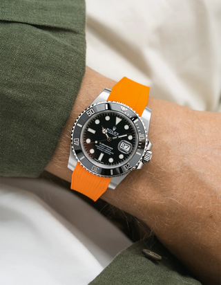 FKM Rubber Strap Integrated for Original Clasp – Submariner 116610LN/114060LN
